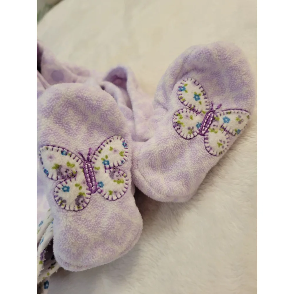 Baby Girl Sleep and Play Bundle 3M Carter’s Little Me 5pc Sleeper Lot